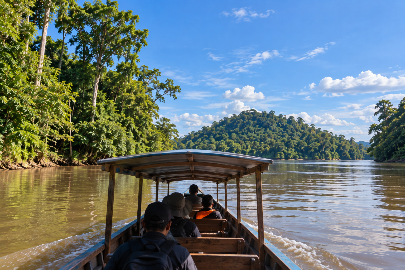 Sungai menuju Pulau Salat